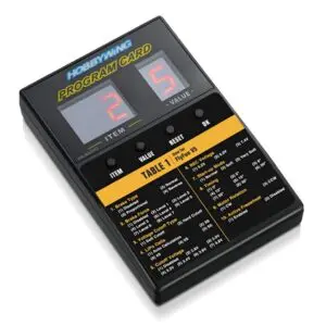 A black and yellow electronic game with timer.