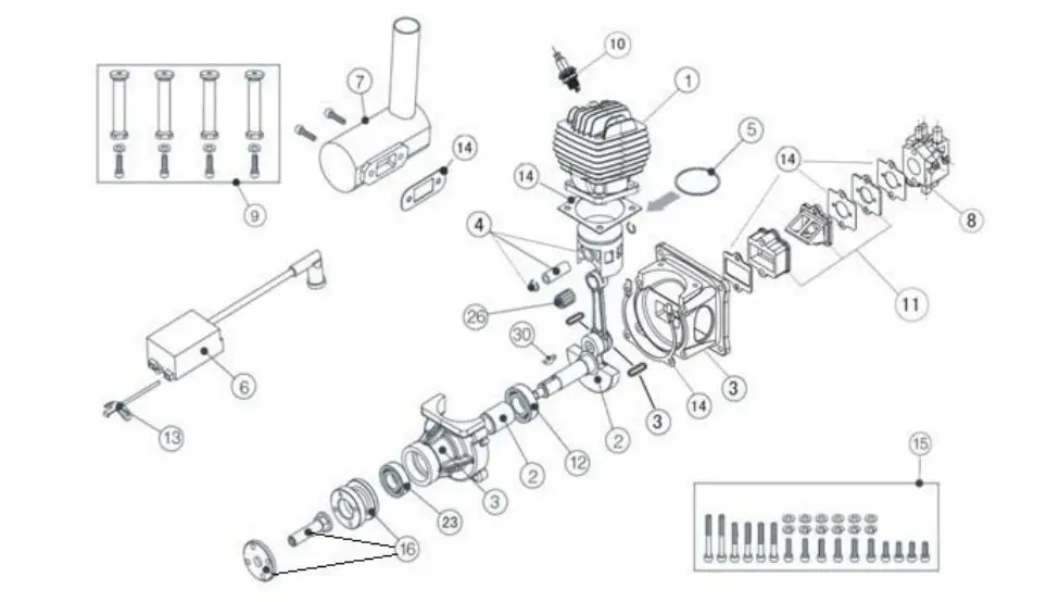 EME Engines 35CC Engine - Image 13