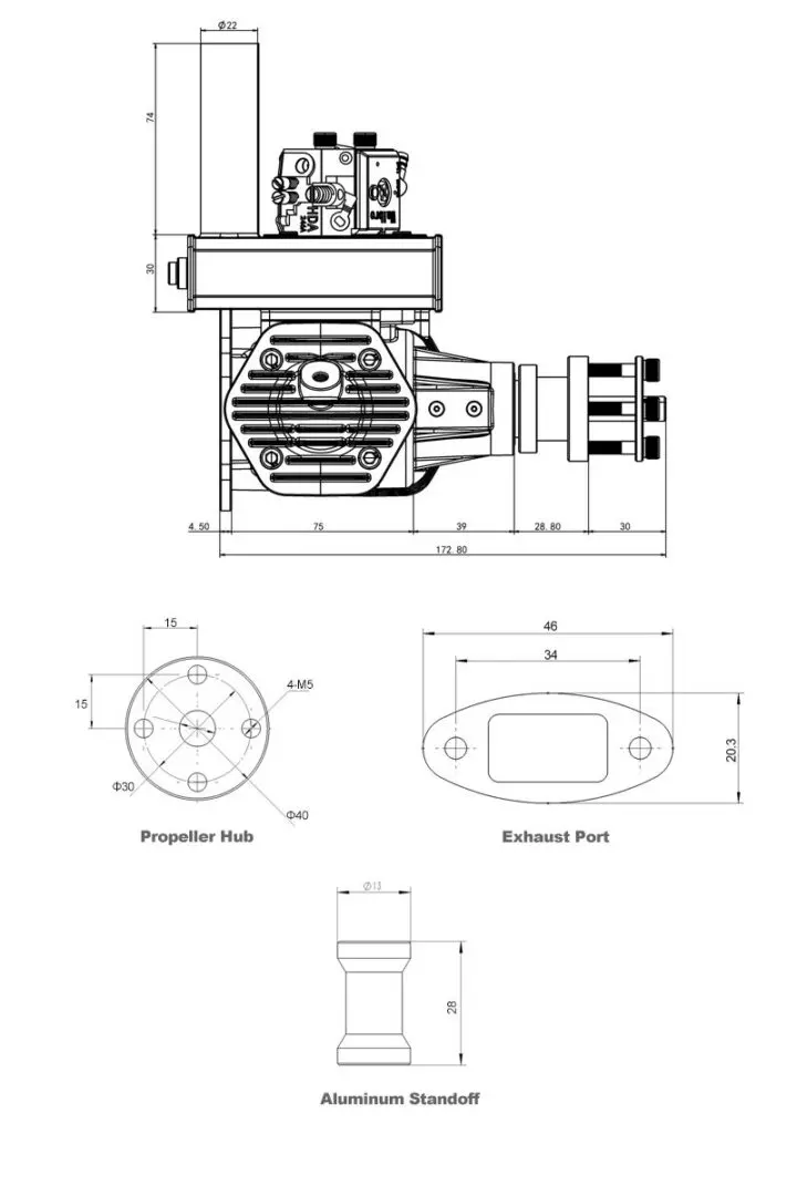 Ephil Engines 76CC Twin - Image 7
