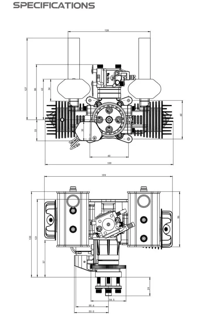 Ephil Engines 40CC Twin Pro - Image 7