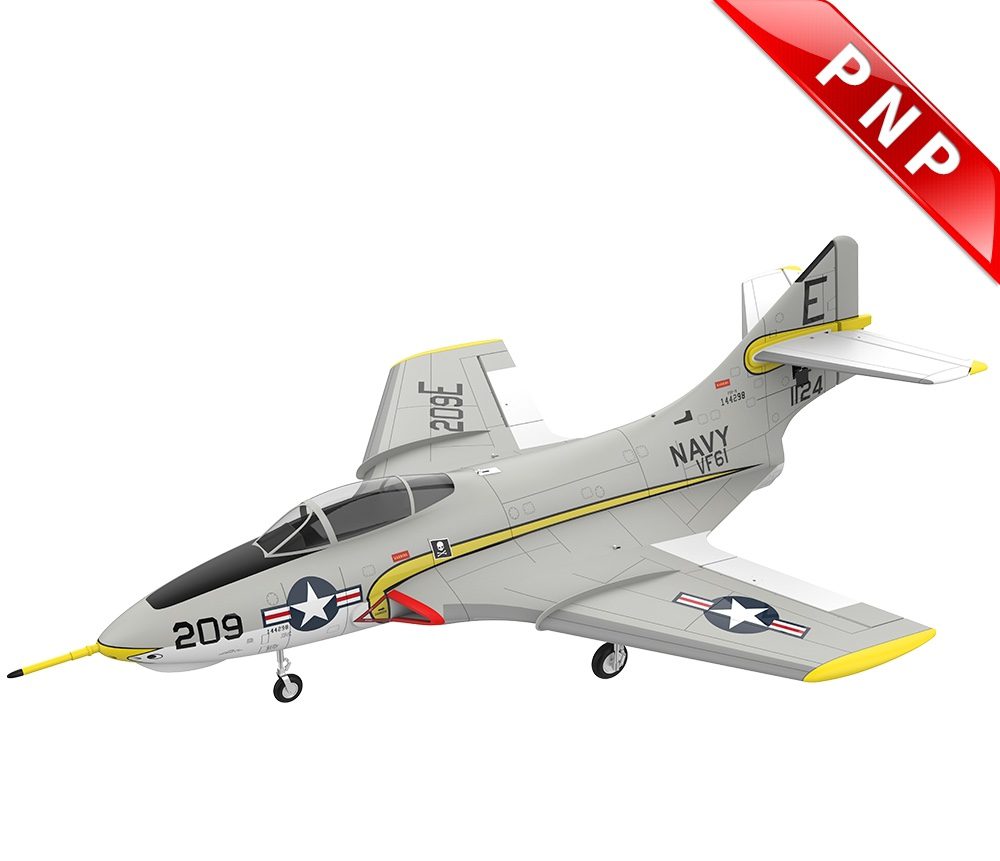 HSD Jets F9F-8 Cougar 80mm PNP - FAN JETS USA