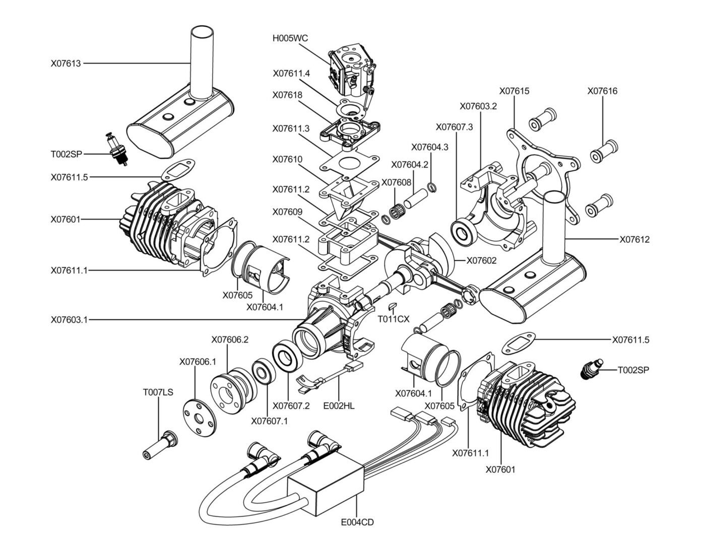 Ephil Engines 76CC Twin - Image 8
