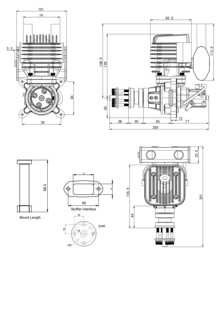 Ephil Engines 60CC R Engine - Image 5