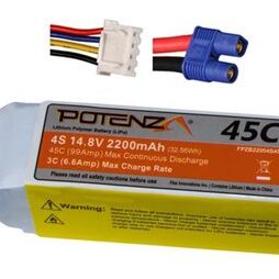 4S 2200MAH 45C LIPO BATTERY
