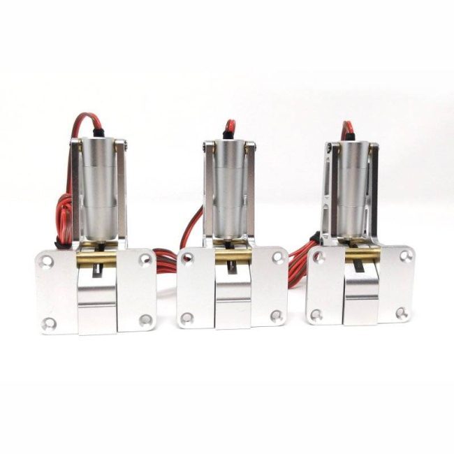 Three different types of electric motors are shown.